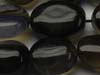 Chalcedony Oval Grey black color
