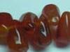 Plain carnelian drops from orissagems