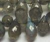 Faceted lebrolite drops from orissagems