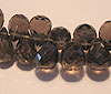 Faceted smokey drops from orissagems