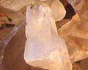 Fibrolite cat's eye rough from orissa gems