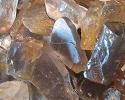 Fibrolite cat's eye rough from orissa gems