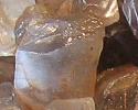 Fibrolite cat's eye rough from orissa gems