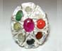 Navratna Silver Ring