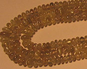Chrysoberyal beads , from Orissa gems