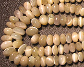 Chrysoberyal beads , from Orissa gems