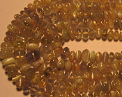 Chrysoberyal beads , from Orissa gems