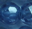 Fancy Cubic zirconia beads, Ink Blue Color