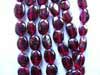 Garnet Oval Beads