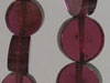 Machine Cut coin garnet  from orissa gems