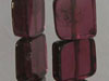 Machine Cut  squares garnet  from orissa gems
