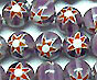 Glass Flower Beads, Glass beads, Glass beads jewelry