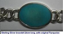 Original turquoise bracelet like salman khan's from orissa gems