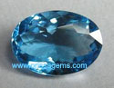 Fine Blue topaz faceted from orissa gems.com