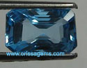 Fine Blue topaz faceted from orissa gems.com