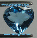 Fine Blue topaz faceted from orissa gems.com