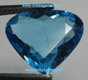 Fine Blue topaz faceted from orissa gems.com