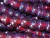 Pink Garnet Beads,Garnet Glass Beads